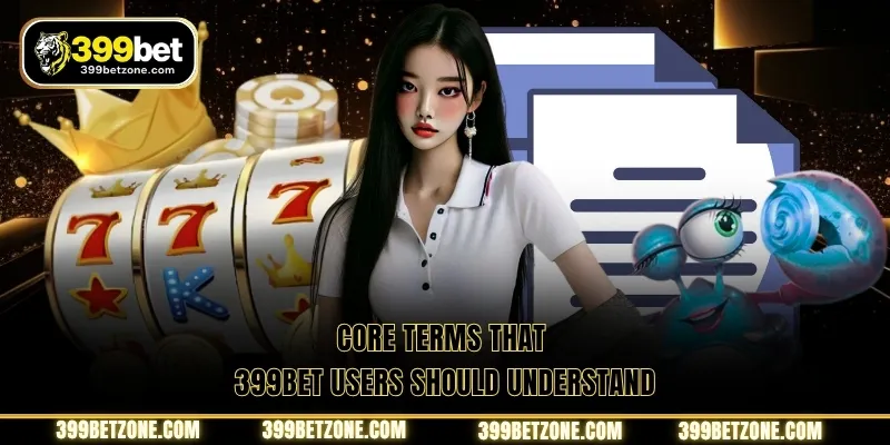 Core terms that 399BET users should understand
