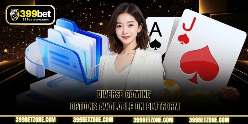 Diverse gaming options available on platform