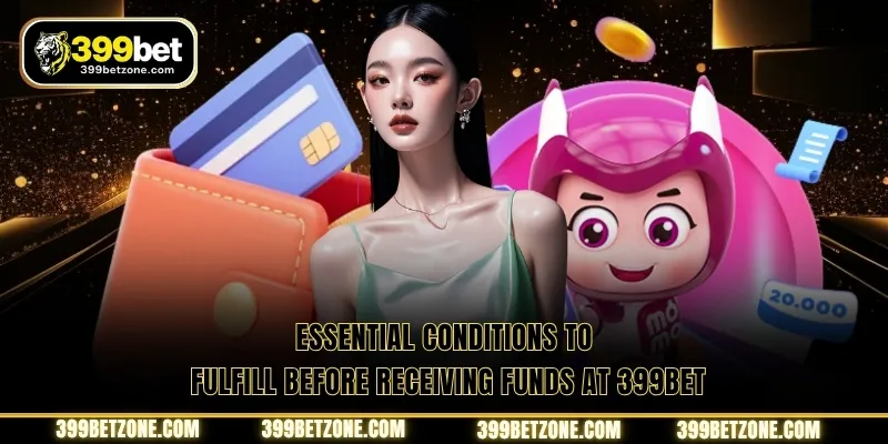 Essential conditions to fulfill before receiving funds at 399BET