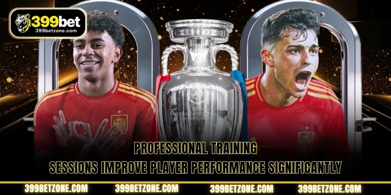 Professional training sessions improve player performance significantly