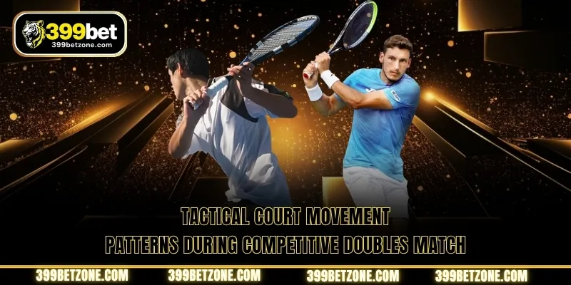 Tactical court movement patterns during competitive doubles match