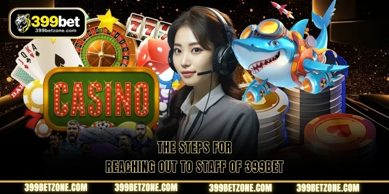 The steps for reaching out to staff of 399BET