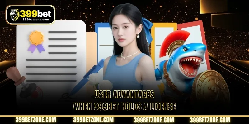 User advantages when 399BET holds a license